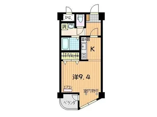 エコクリエイト駅西【3階】の間取り