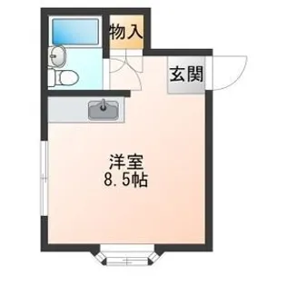 茂原ハイツ【2階】の間取り