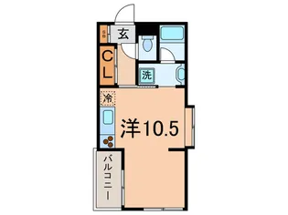 パ-クアベニュ-【4階】の間取り