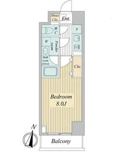 宮城県仙台市青葉区二日町【マンション】の間取り