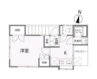 若葉荘【2階】の間取り