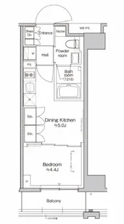 プラウドフラット清澄通り【3階】の間取り