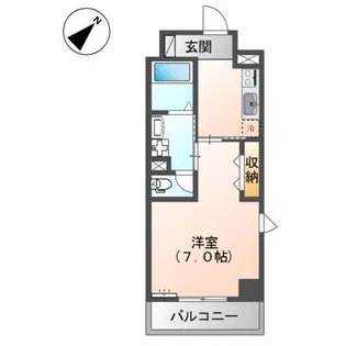 アンゼリカ【2階】の間取り