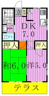 ライトハイツ【2階】の間取り