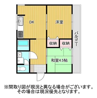 Esplanade中田本町【2階】の間取り
