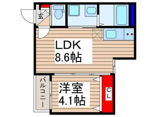 仮)Luce上福岡【1階】の間取り