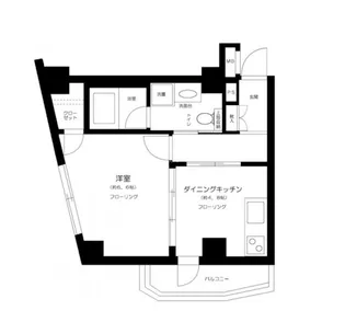 モアグランデ浜松町【6階】の間取り