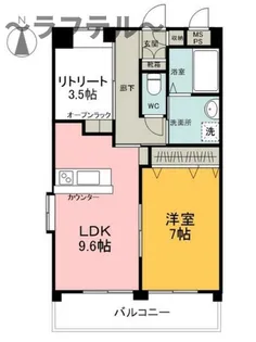 コスミック【4階】の間取り