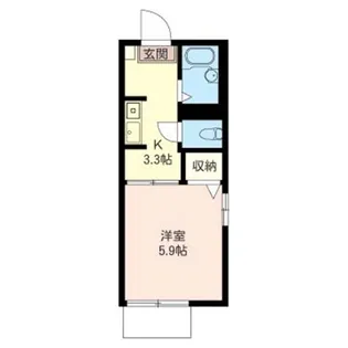ミア・コート金沢文庫【1階】の間取り