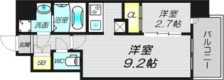 ミラージュパレス都島本通【8階】の間取り