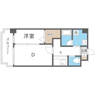アトリオフラッツ大楠【2階】の間取り