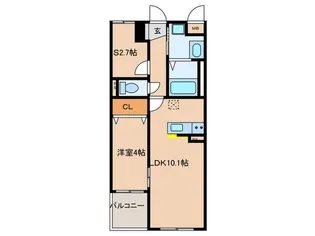 フルリジェール花見が浜【2階】の間取り
