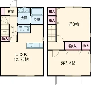 コンフォート大島II Aの間取り