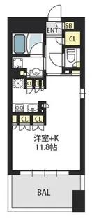 ガリレオ新町【4階】の間取り