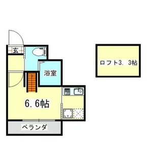 サニークレスト横濱山手【1階】の間取り