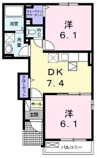 サンリット・スクエア【1階】の間取り