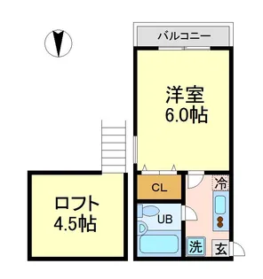 プランタンヨダ【2階】の間取り