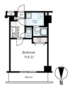AZEST SUMIDA【2階】の間取り