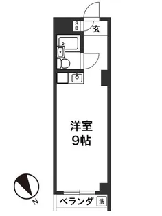 大森コーポビアネーズ【4階】の間取り