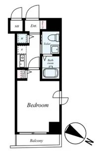 グリフィン横浜・ベイブリーズ【10階】の間取り