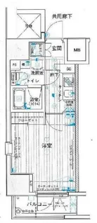 パークウェル蔵前【5階】の間取り