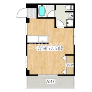 ハイツエバーグリーン【4階】の間取り