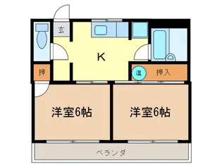 マルジンマンション【4階】の間取り
