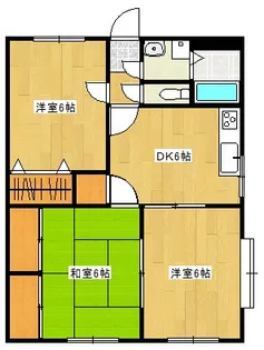 ベルメゾン【3階】の間取り