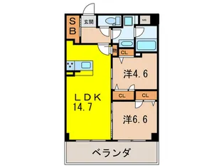 CASA MADONNA VII【4階】の間取り