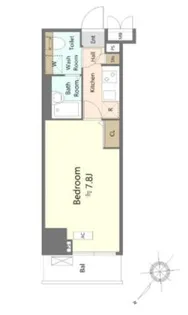 フェニックス横濱関内BAY MARKS【5階】の間取り