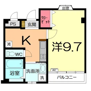 ファインドコート【2階】の間取り