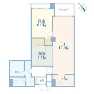 シャトー南青山【5階】の間取り