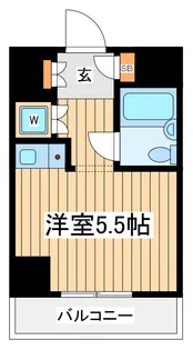 菱和パレス横浜壱番館【6階】の間取り