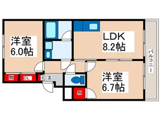 SUNCTY HIKOTA A-1【1階】の間取り