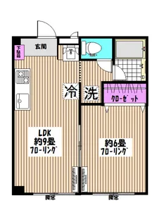 パークハイム上原【1階】の間取り