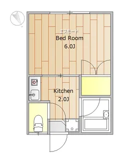 elrio玉堤【1階】の間取り