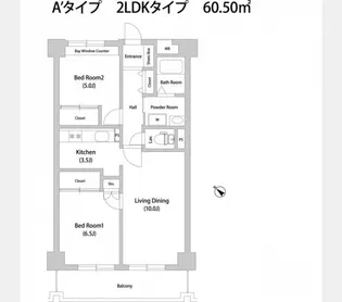 セレッソ幡ヶ谷【3階】の間取り