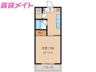 エミュHIRATA【3階】の間取り