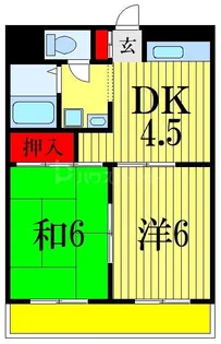 優企画ビル【6階】の間取り