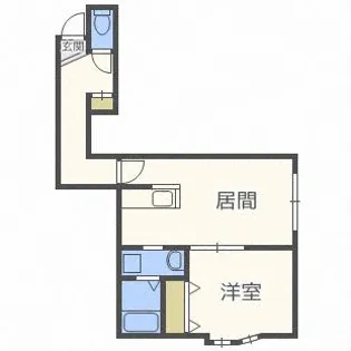 LEE SQUARE 28 リースクエア28【2階】の間取り