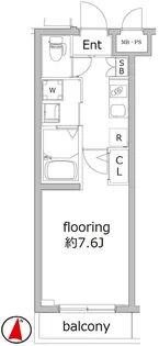 グランヴァン多摩川【1階】の間取り