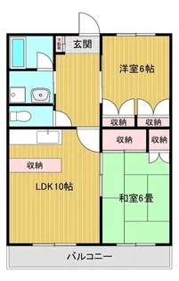 VESTA七日町【3階】の間取り