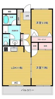 リファレンス蕨【4階】の間取り