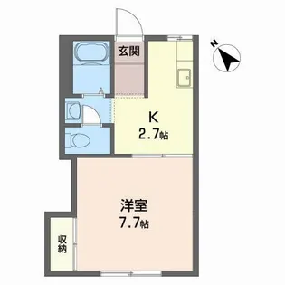 エスポワール20【1階】の間取り