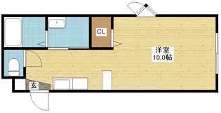 サイレントヒルズ【1階】の間取り