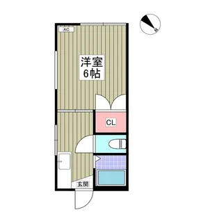 ちとせハイム【1階】の間取り