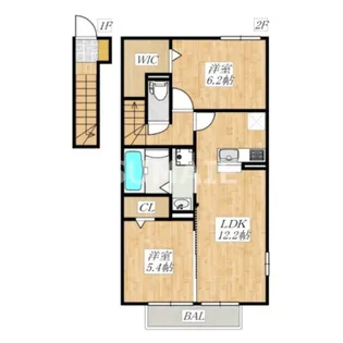 グランデ II【2階】の間取り