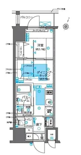 ZOOM神田【4階】の間取り