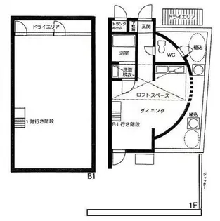 レイクサイド石神井【1階】の間取り