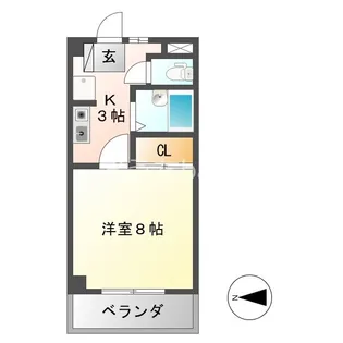 ハイネス21【2階】の間取り